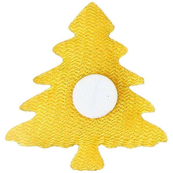 Dekoracje mat. samop. Titanum A'12 choinki złote