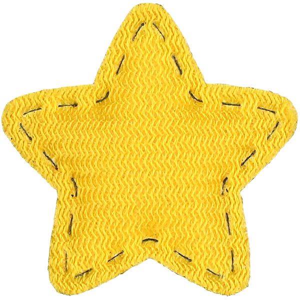 Dekoracje materiałowe Titanum A'12 gwiazdy złote