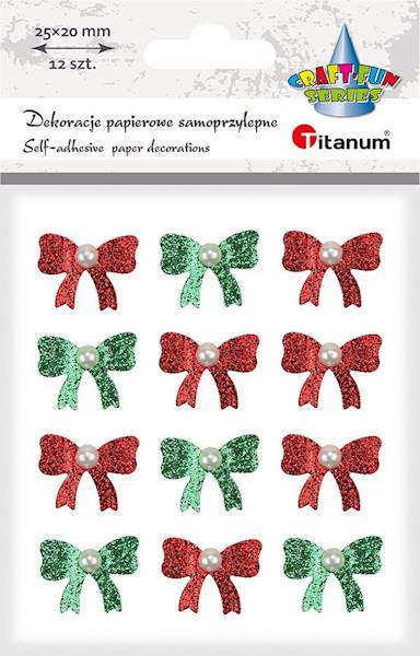 Dekoracje pap. samop. Titanum A'12 kokardy 