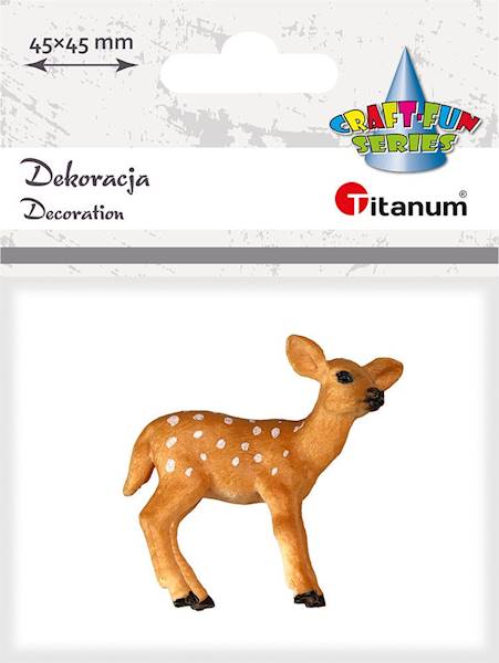 Dekoracje Titanum figurka jelonek 45x45mm