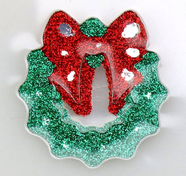 Kryształki samoprzylepne Titanum 6 szt. wianki