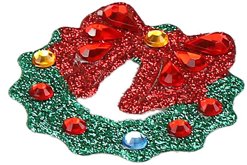 Kryształki samoprzylepne Titanum 6 szt. wianki