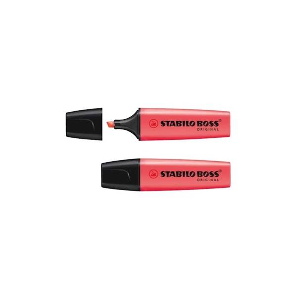 Zakreślacz Stabilo Boss neon. czerwony 