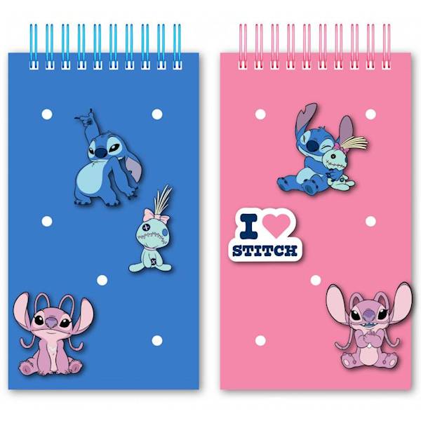 Notes silikonowy z przypinkami Beniamin Stitch