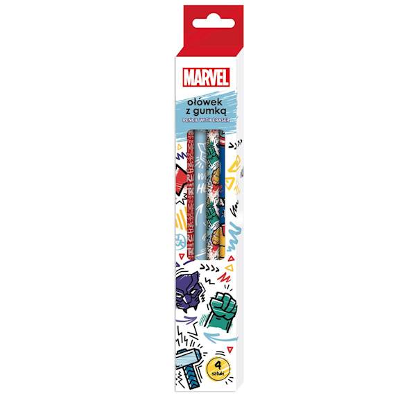 Ołówki HB Beniamin Avengers 4 sztuki