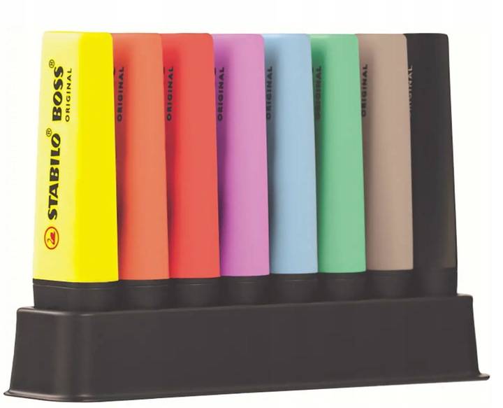 Zestaw zakreślaczy Stabilo 8 kolorów