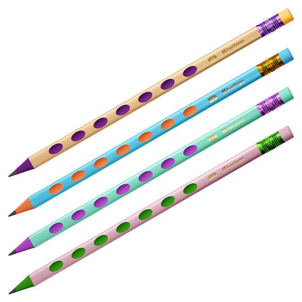 Ołówek plastikowy HB Berlingo Metallic Ergo 