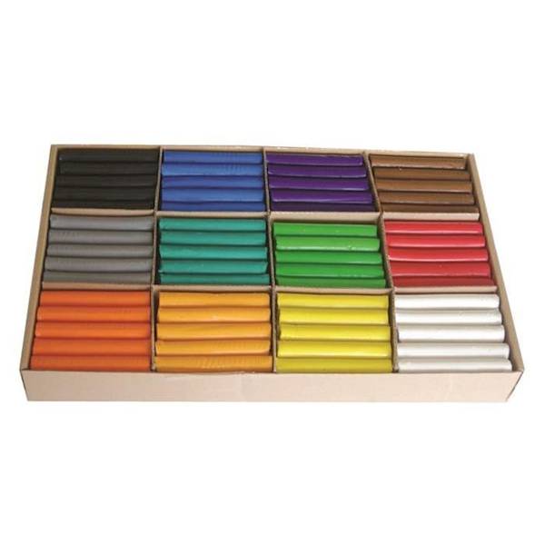 Plastelina Mona 12 kolorów x 15 szt. zestaw 