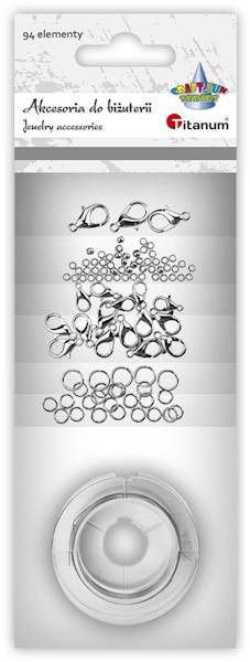 Akcesoria do biżuterii Titanum 94 el. srebrne 