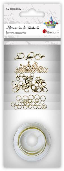 Akcesoria do biżuterii Titanum 94 el. złote 