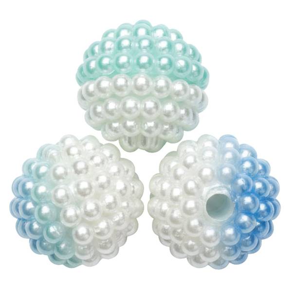 Koraliki plastikowe Titanum 10mm 50 szt. niebieski