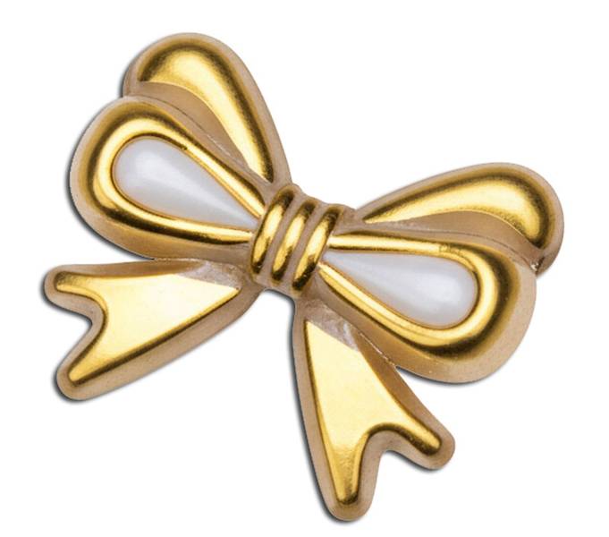 Koraliki plastikowe Titanum 10szt. kokardki 