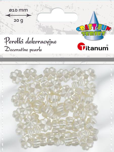 Koraliki plastikowe Titanum 20g koniczyny