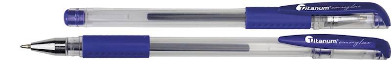Długopis żelowy Titanum niebieski