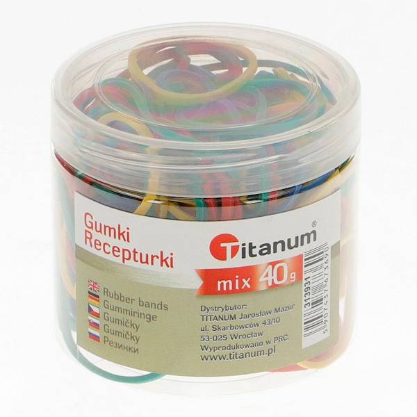 Gumki recepturki Titanum mix 40g 