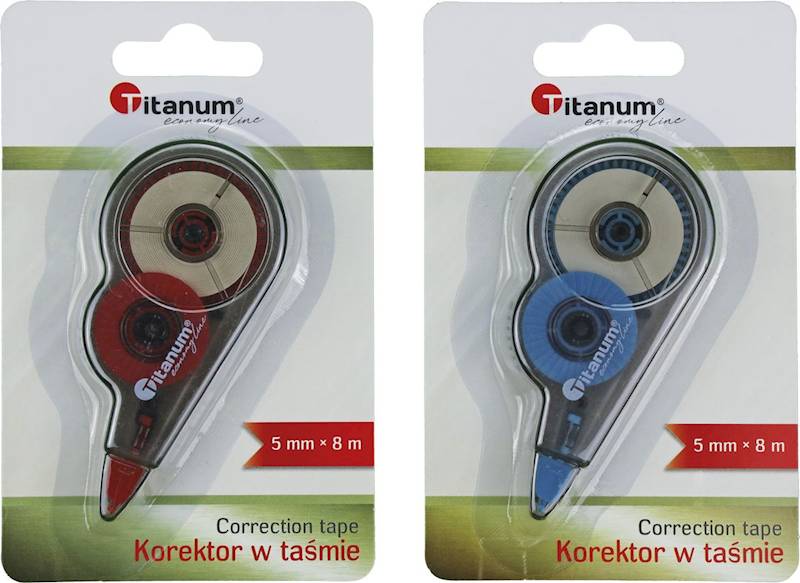 Korektor w taśmie Titanum 5mm x 8m 