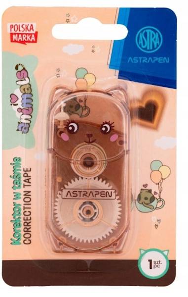 Korektor w taśmie Astrapen Animals z uszkami