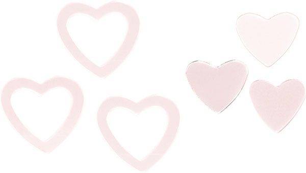 Konfetti Titanum 14g białe serca