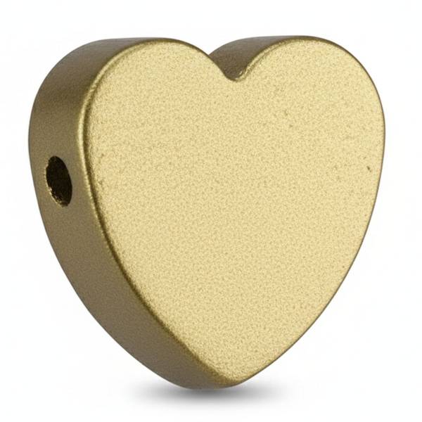 Koraliki drewniane Titanum 20g serca złote