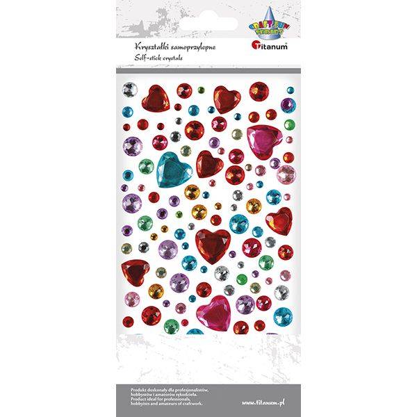 Kryształki samoprzylepne Titanum 109 szt. 