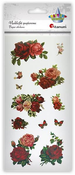 Naklejki papierowe Titanum róże