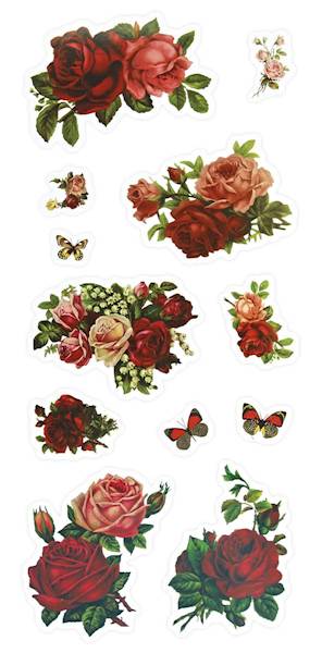 Naklejki papierowe Titanum róże