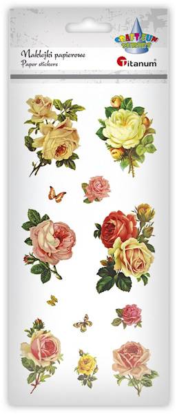 Naklejki papierowe Titanum róże
