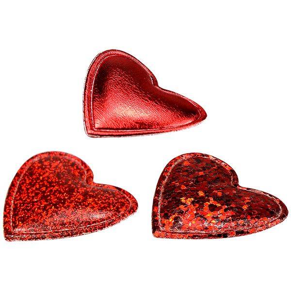 Dekoracje mat. samop. Titanum A'12 serca czerwone
