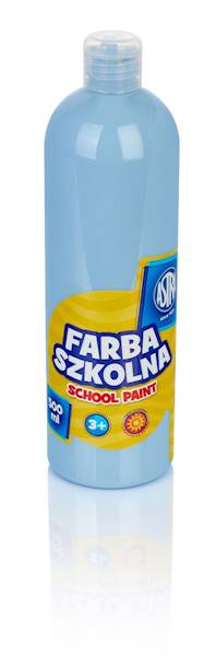 Farba szkolna Astra 500ml błękitna