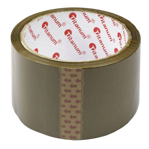 Taśma pakowa Titanum brązowa 48x50 