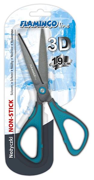 Nożyczki teflonowe Flamingo Non-Stick 19cm