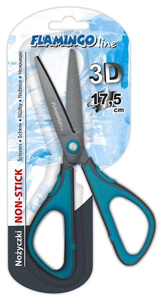 Nożyczki teflonowe Flamingo Non-Stick 17,5cm 