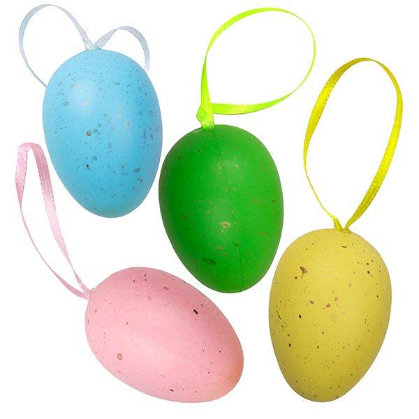 Dekoracje plastikowe Titanum jajka 5 szt. 40x60mm