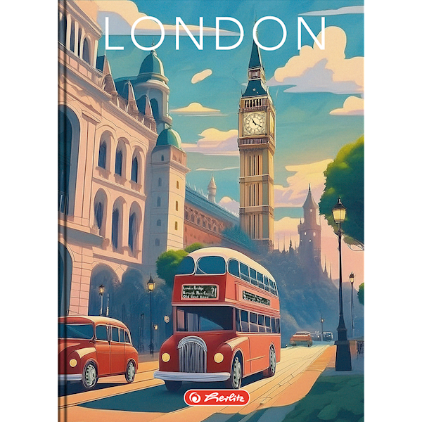 Brulion A6/96 kratka Herlitz Retro City