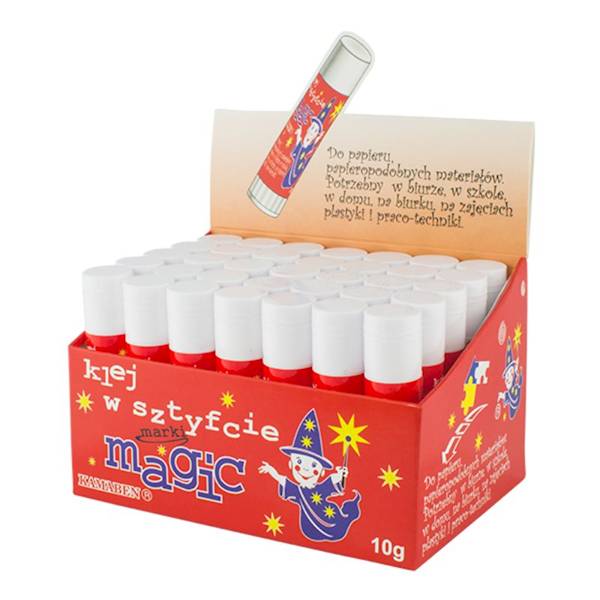 Klej w sztyfcie MAGIC 10g biała nakrętka