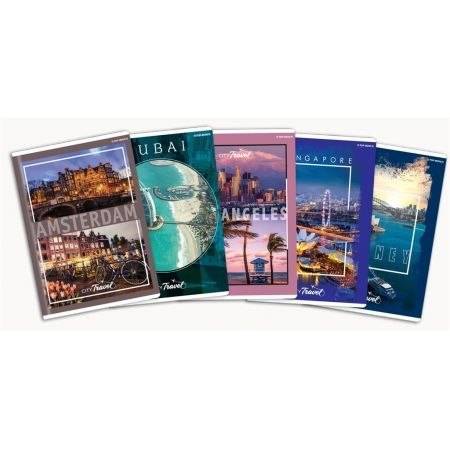 Zeszyt A5/60k kratka TOP-2000 City