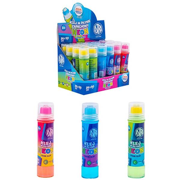 Klej w płynie zapachowy neon Astra 50ml 