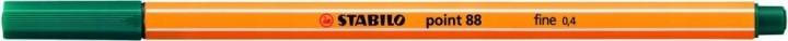 Cienkopis Stabilo Point88 zielony ciemny 0,4 mm