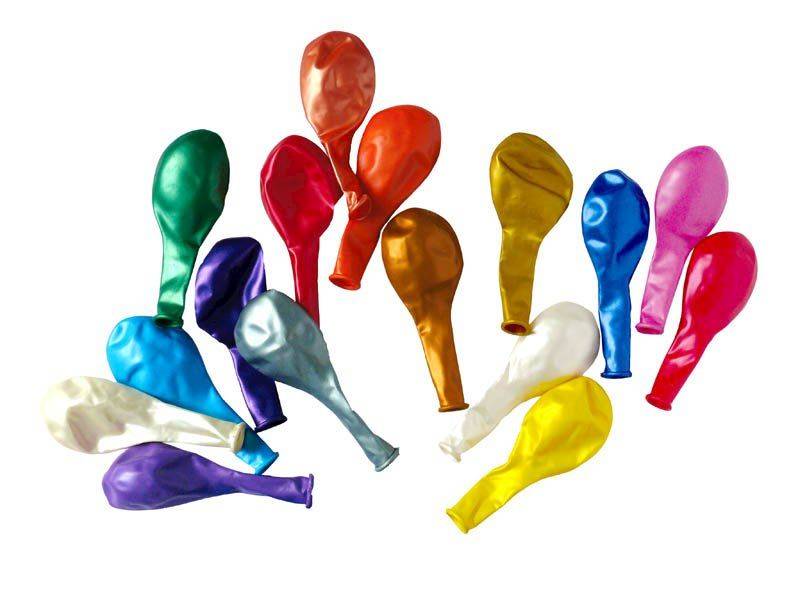 Balony Gemar metalizowane mix 100 sztuk