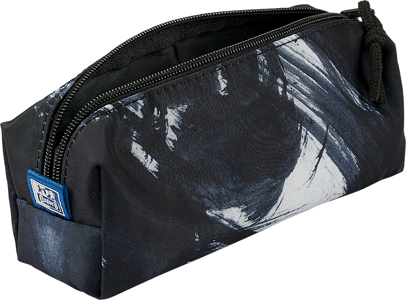 Piórnik saszetka duża Oxford Paint czarny szkolny