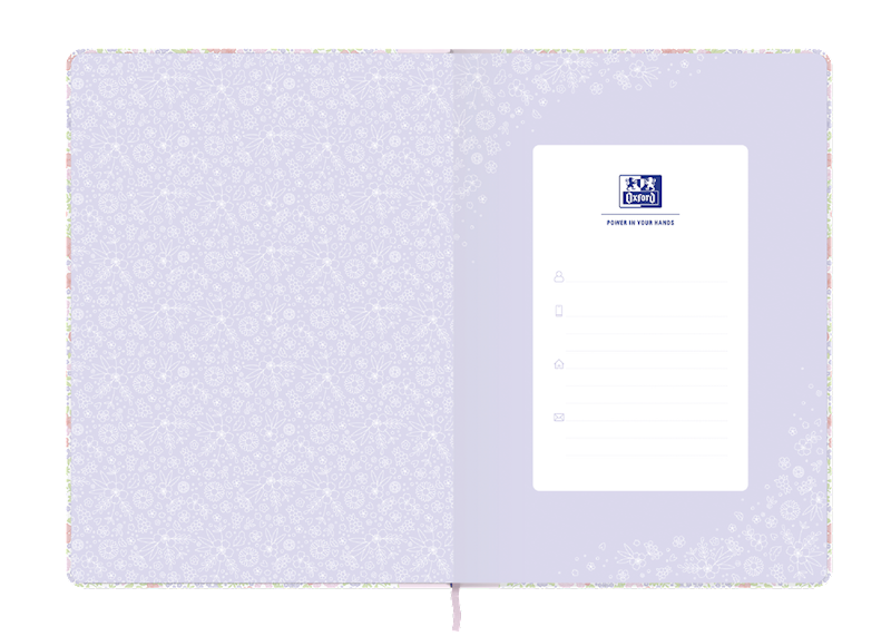 Notatnik Oxford Floral A5 80 kartek