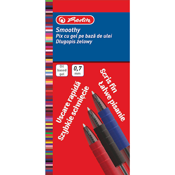 Długopis żelowy Herlitz Smoothy niebieski