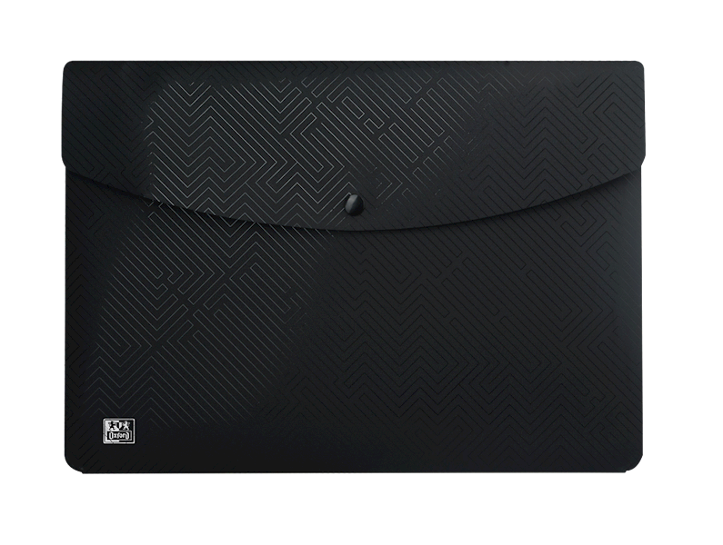 Teczka kopertowa A5 PP OXFORD Urban czarna