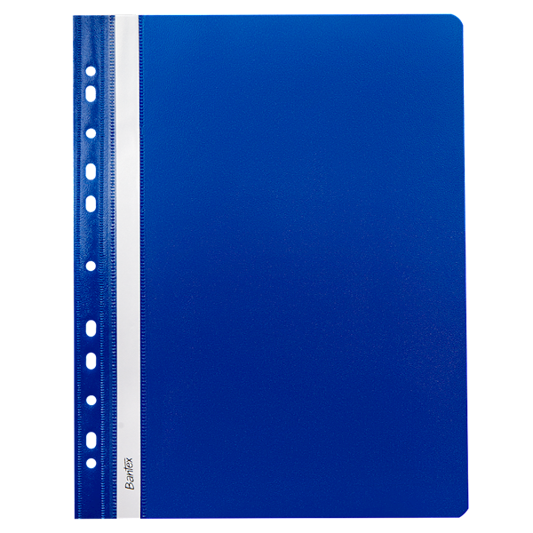 Skoroszyt Bantex Budget A4 z perforacją niebieski