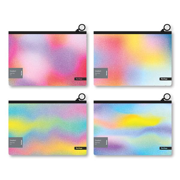 Teczka kopertowa z suwakiem Berlingo A4 Gradient