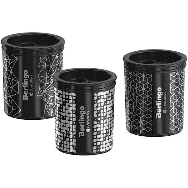 Temperówka plastikowa z pojemnikiem Berlingo 