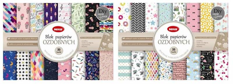 Blok do scrapbookingu A4 32 kartki Beniamin