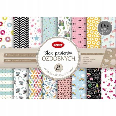 Blok do scrapbookingu A4 32 kartki Beniamin