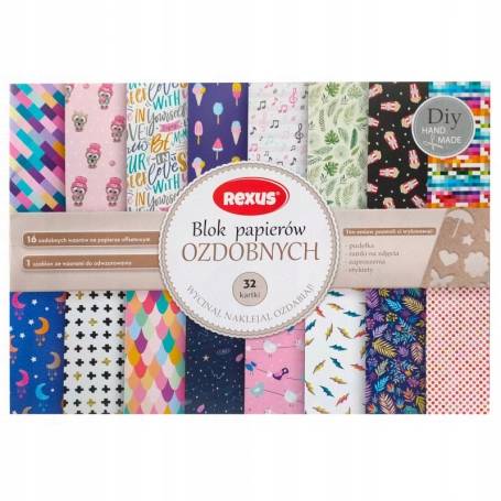 Blok do scrapbookingu A4 32 kartki Beniamin