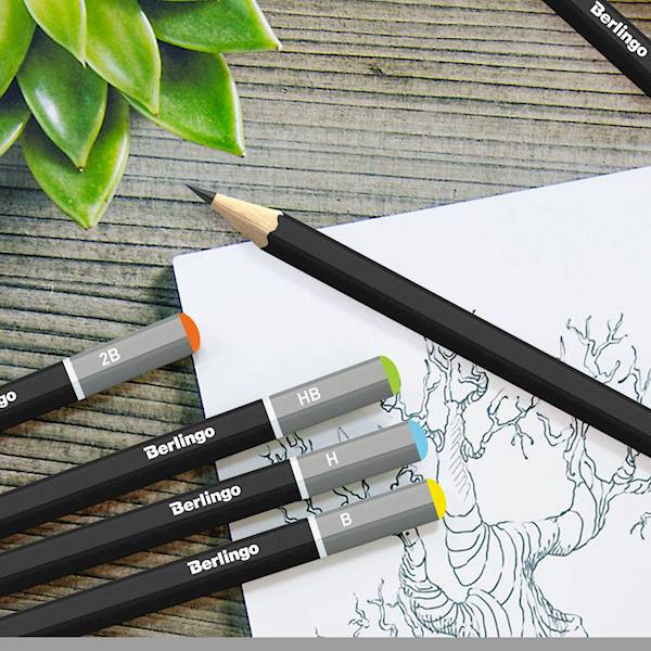 Zestaw ołówków Berlingo 6 szt. 